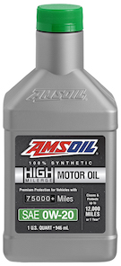 0W-20 100% Synthetic High-Mileage Motor Oil